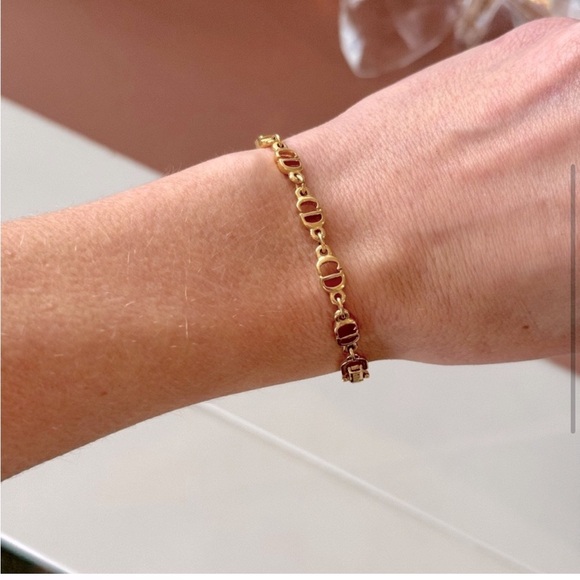 Vintage Dior CD Logo Bracelet - Picture 1 of 5